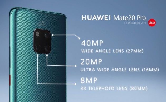 Huawei Mate 20 Pro aparat