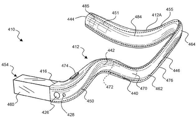 Google Glass monokl patent
