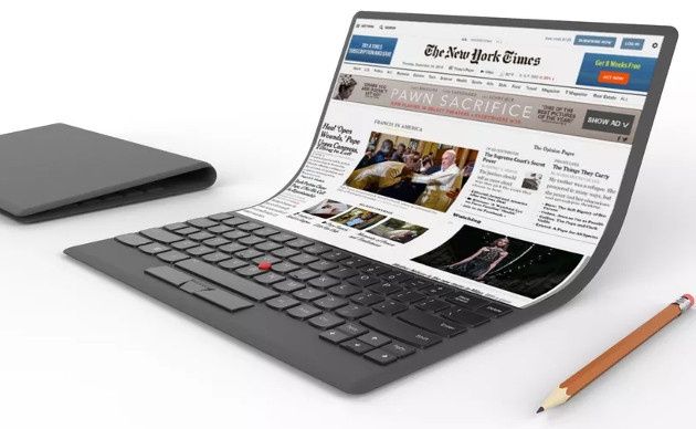 Lenovo laptop elastyczny wygląd