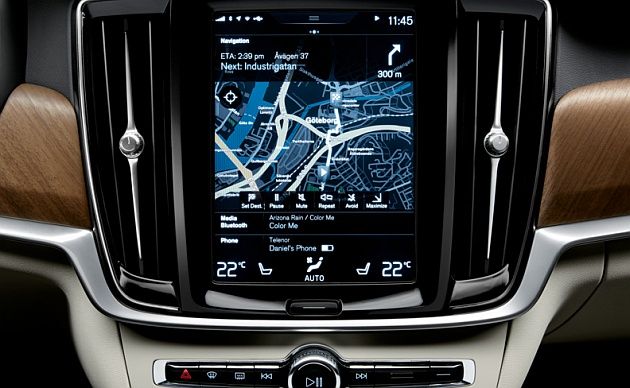 Volvo S90 wnętrze