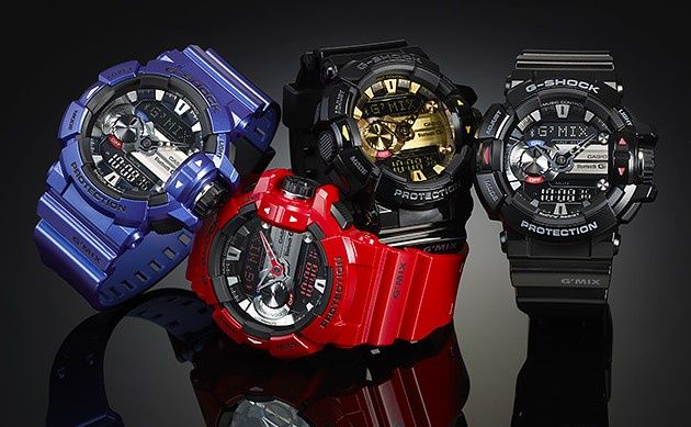 Casio G-Shock GBA-400 kolory