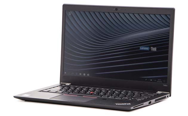 Lenovo ThinkPad T480s - rzut z przodu