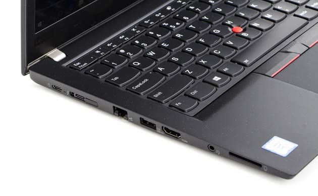 Lenovo ThinkPad T480s - porty po lewej stronie