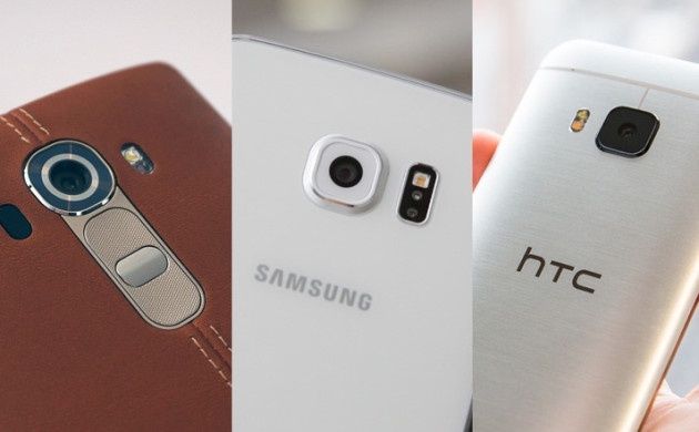 LG G4 vs Galaxy S6 vs HTC One M9