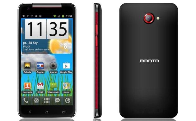 Manta planuje smartfony z systemem Android
