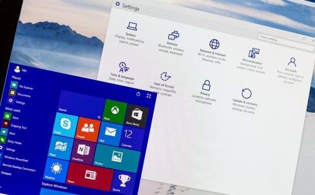 Windows 10 ustawienia