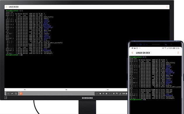 DeX Ubuntu Samsung