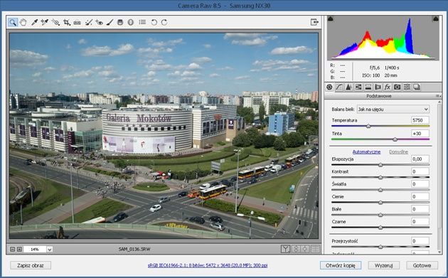 Adobe Camera RAW 8.5