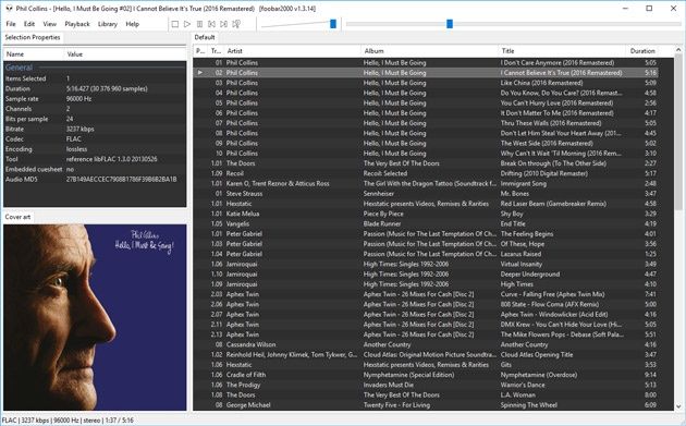 foobar2000 FLAC 24/96