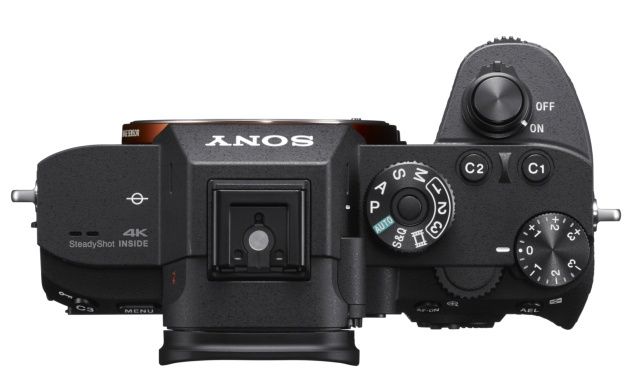 Sony A7R III górny panel