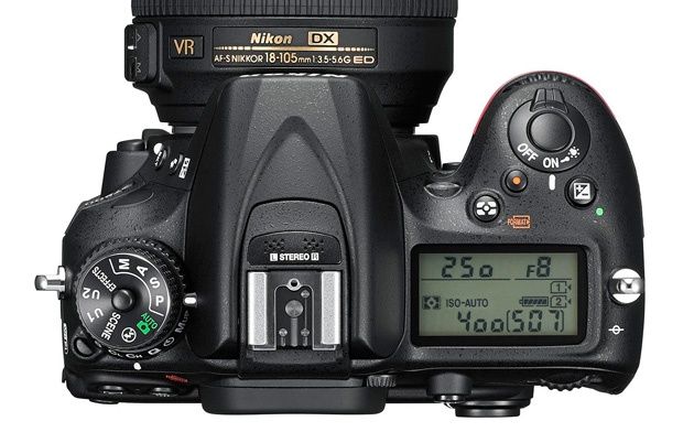 Nikon D7200 góra