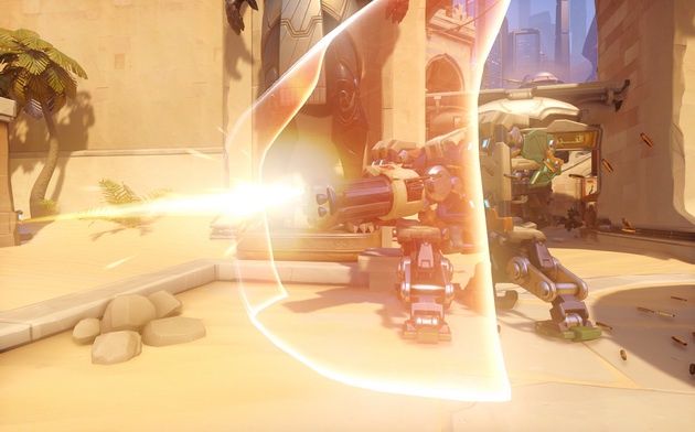Overwatch - Bastion jako rozłożona wieżyczka strzelecka
