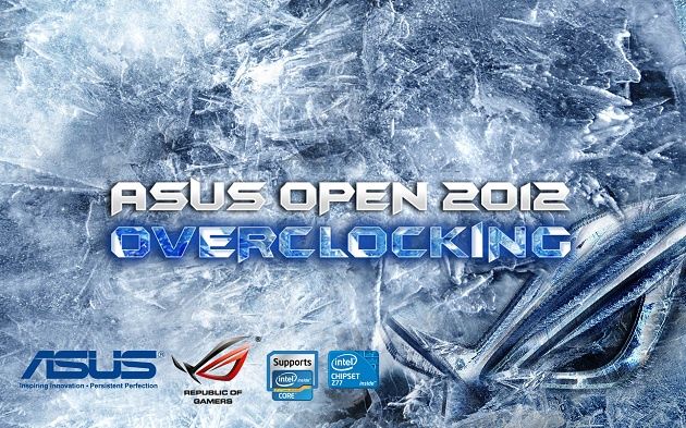 ASUS Open Overclocking Cup 2012 impreza podkręcanie logo