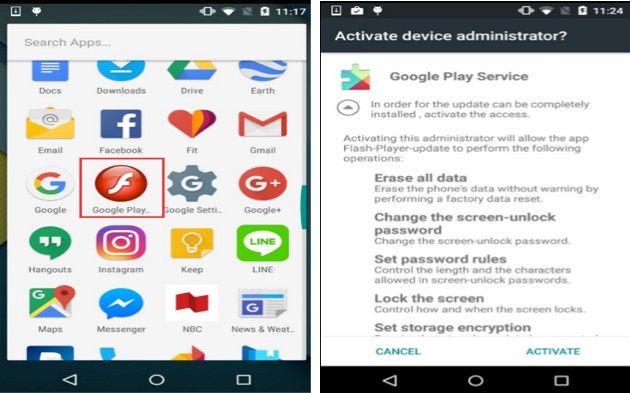 wirus bankowy Android