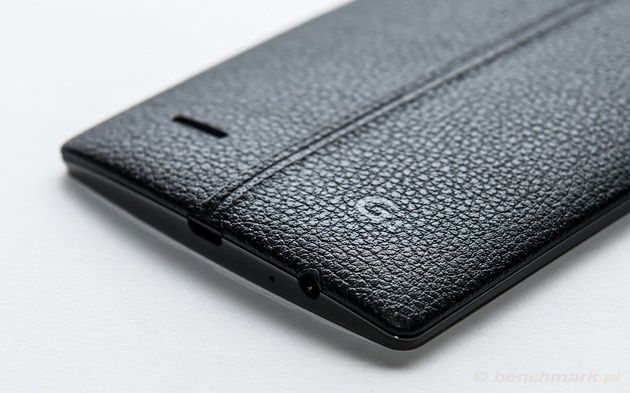 LG G4 logo na skórze