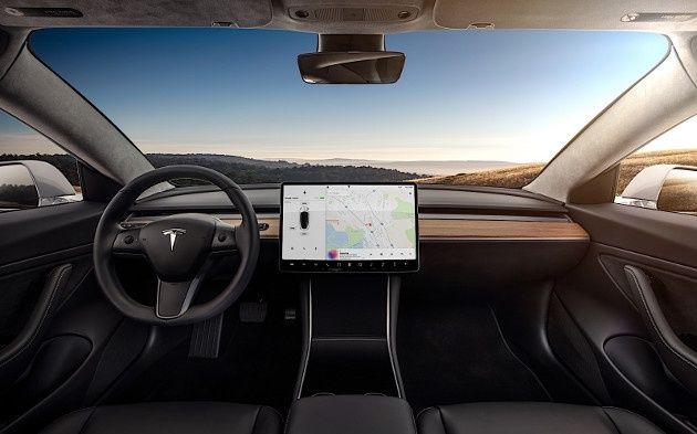 Tesla Model 3 tablet