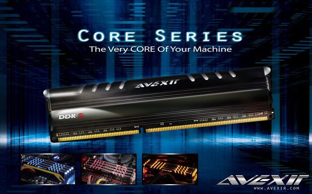 Avexir Core pamięci DDR3 RAM grafika