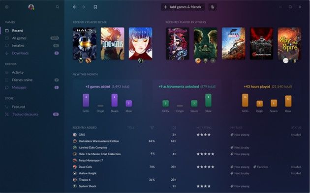 GOG Galaxy 2.0 aplikacja