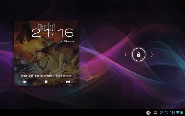 Sony Xperia S tablet blokada ekran