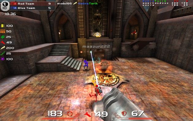 quake live gra wygląd rozgrywka