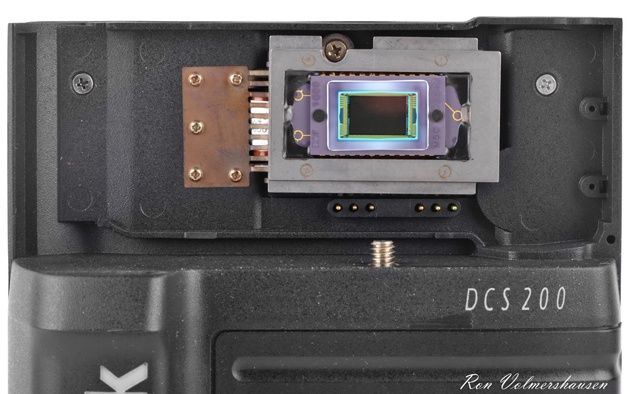 Kodak DCS-200 bezlusterkowiec sensor