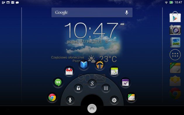 MeMO Pad HD 7 skróty