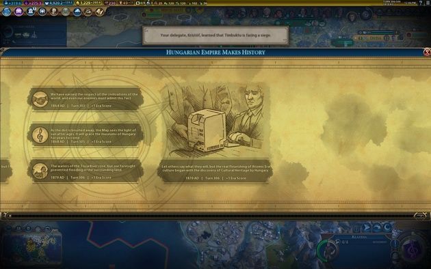 Civilization VI: Gathering Storm - imperium węgierskie tworzy historię