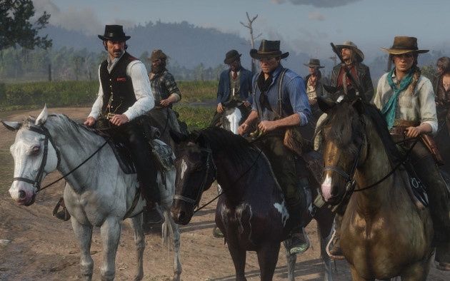 Red Dead Redemption 2 screen gang