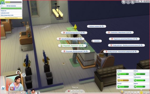 Poradnik do The Sims 4: Psy i koty - leczenie zwierzęcia