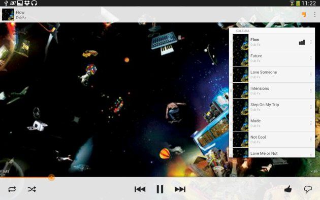 Samsungu Galaxy Tab 3 10.1 odtwarzacz muzyki