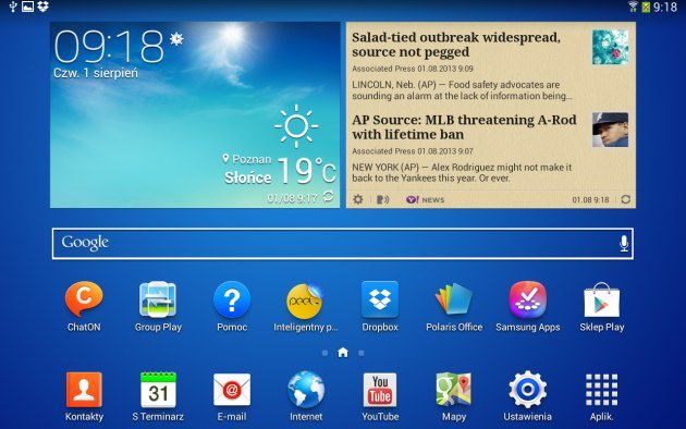 Galaxy Tab 3 10.1 pulpit