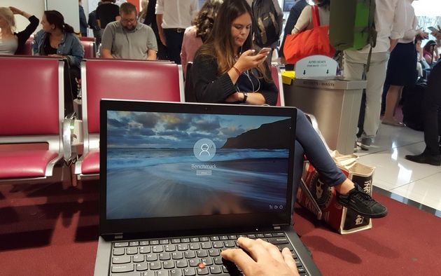Lenovo ThinkPad T480s - w oczekiwaniu na samolot