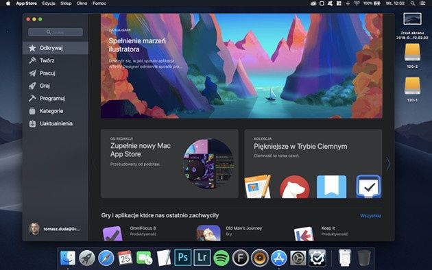 macOS Mojave AppStore