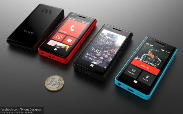 Lumia 330 smartfon koncept