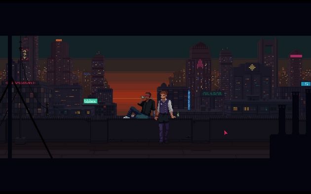The Red Strings Club - panorama cyberpunkowego miasta