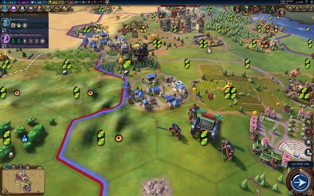 Civilization VI: Rise and Fall - mapa świata