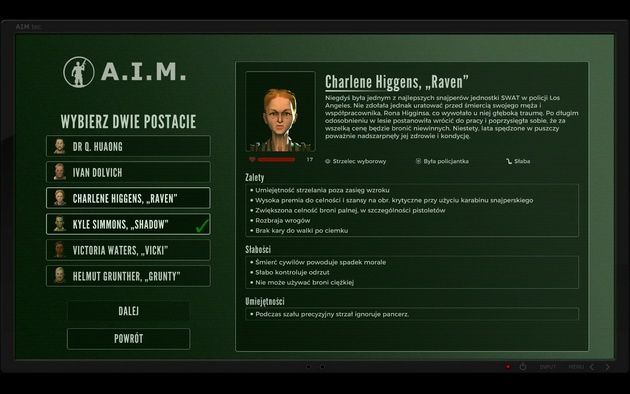 Jagged Alliance: Rage! - wybór postaci