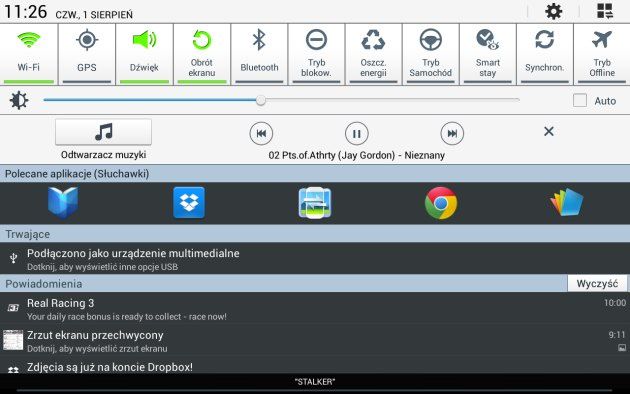 Samsungu Galaxy Tab 3 10.1 odtwarzacz