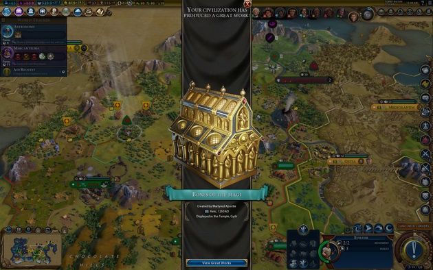 Civilization VI: Gathering Storm - postęp na drodze do zwycięstwa