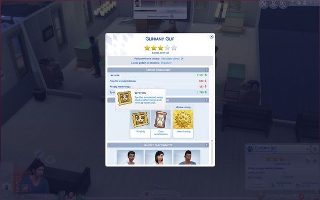 Poradnik do The Sims 4: Psy i koty - ocena kliniki przez pacjentów