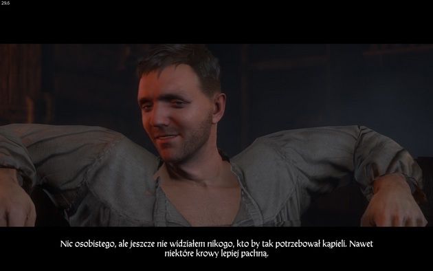 Kingdom Come: Deliverance - kąpiel bohatera