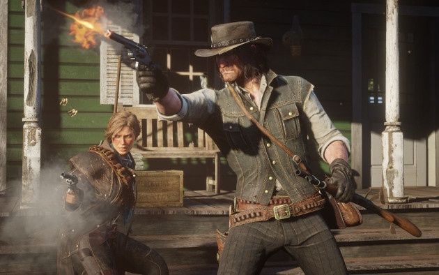 Red Dead Redemption 2 screen walka