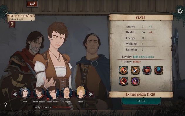 Ash of Gods: Redemption - drużyna