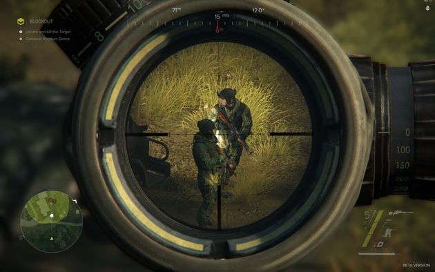 Sniper: Ghost Warrior 3 - dwóch wrogów w lunecie