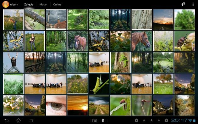 Sony Xperia S tablet Album obrazy