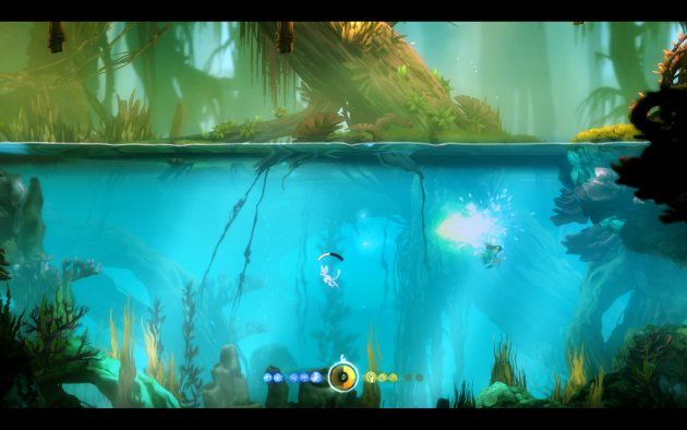 Ori and the Blind Forest – pływanie
