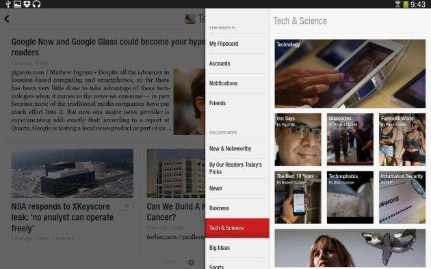 Galaxy Tab 3 10.1 flipboard