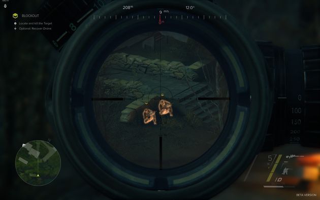 Sniper: Ghost Warrior 3 - obserwowanie przeciwników przez lunetę