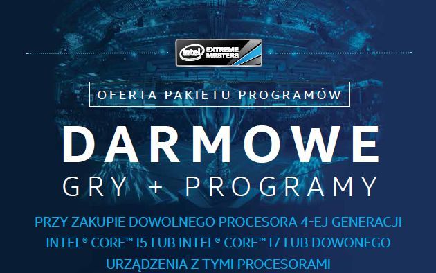 Intel Core i5 i7 promocja darmowe gry