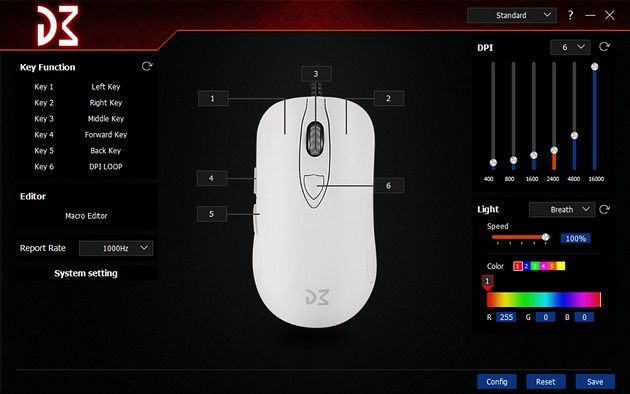 Oprogramowanie DM1 FPS